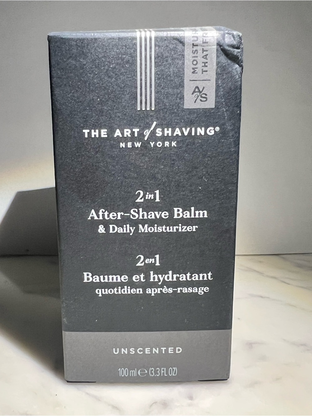 Unscented 2-in-1 After-Shave Balm & Daily Moisturizer - 100 ml nwt